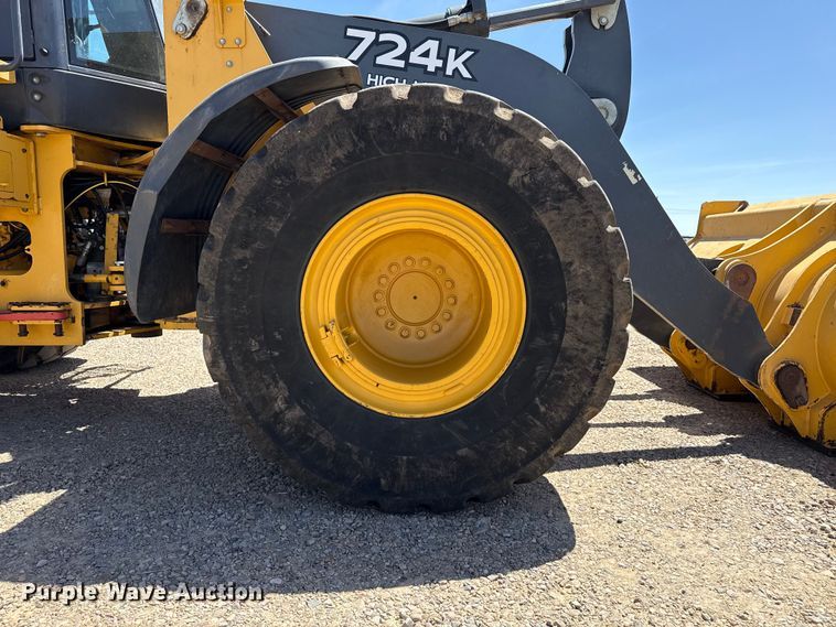 image for item FC2314 2015 John Deere 724K high lift wheel loader