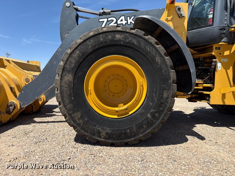 image for item FC2314 2015 John Deere 724K high lift wheel loader