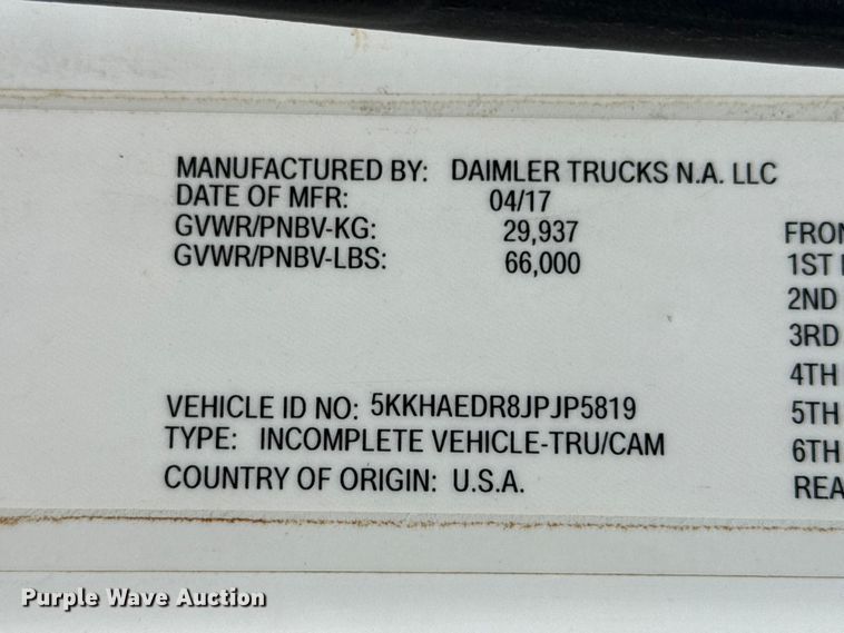 image for item FC2316 2018 Western Star 4900SF manure spreader truck