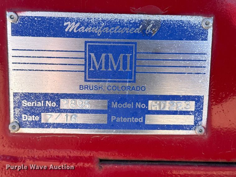 image for item FC2317 2016 MMI HD22.3 manure spreader
