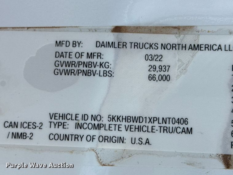 image for item FC2319 2023 Western Star 4900 manure spreader truck