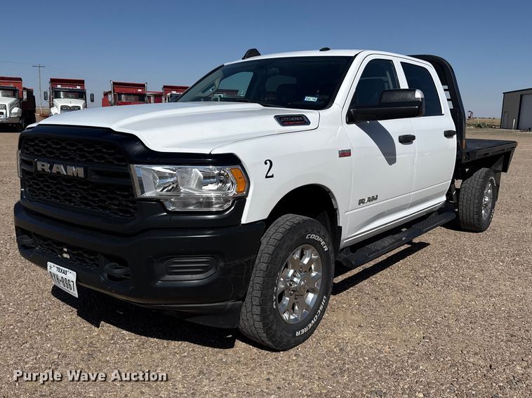 2019 RAM 2500 Ext. Cab flatbed pickup truck