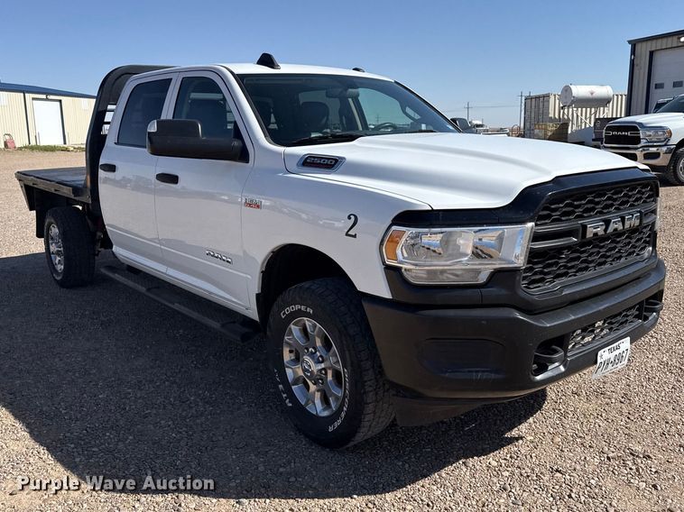 image for item FC2325 2019 RAM 2500 Ext. Cab flatbed pickup truck