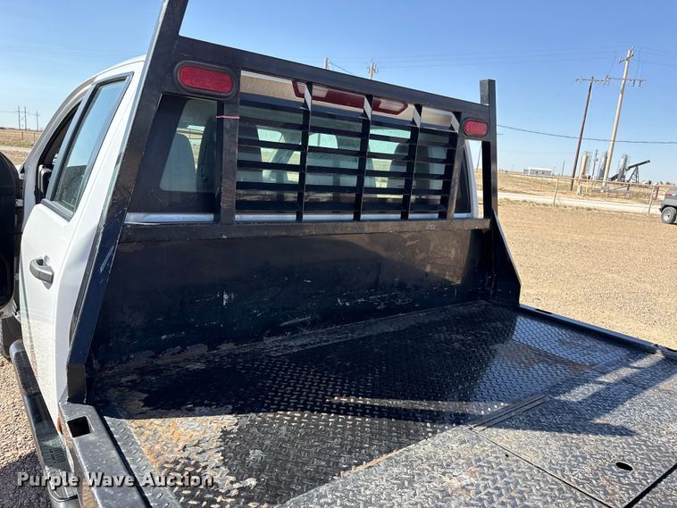 image for item FC2327 2021 Chevrolet 2500HD Ext. Cab flatbed pickup truck