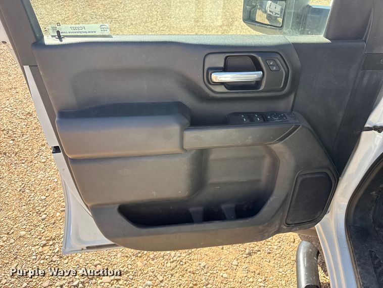 image for item FC2327 2021 Chevrolet 2500HD Ext. Cab flatbed pickup truck