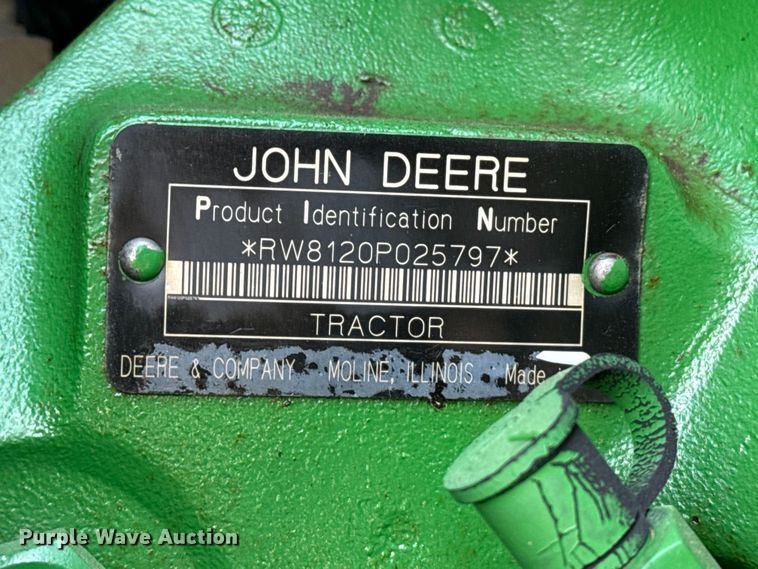 image for item FC2328 2004 John Deere 8120 MFWD tractor