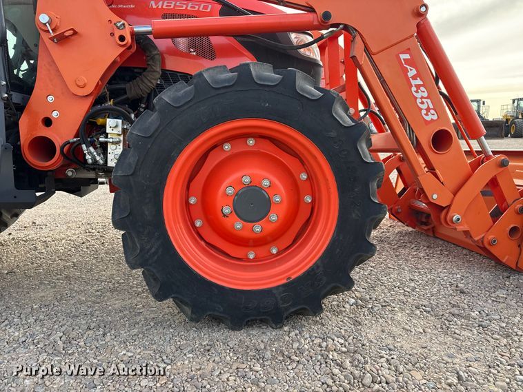 image for item FC2329 2012 Kubota M8560 MFWD tractor