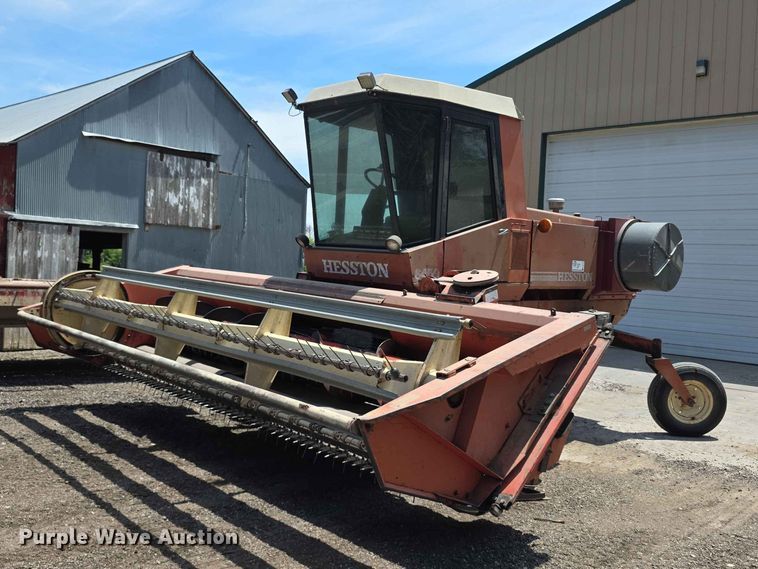 image for item FH6123 Hesston 6450 swather / windrower