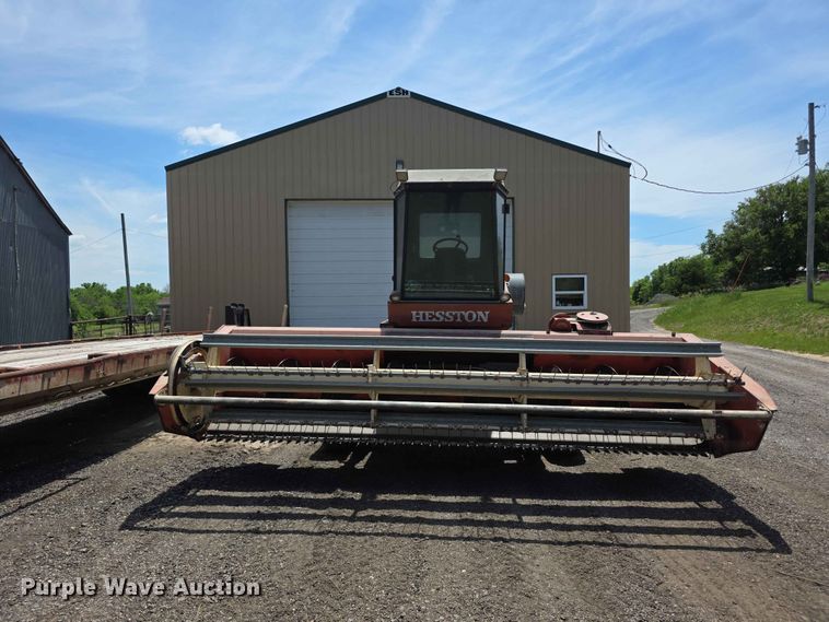 image for item FH6123 Hesston 6450 swather / windrower