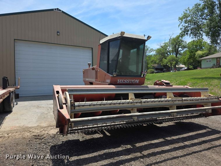 image for item FH6123 Hesston 6450 swather / windrower