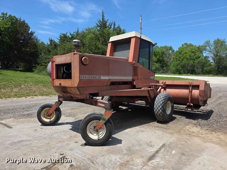 image for item FH6123 Hesston 6450 swather / windrower