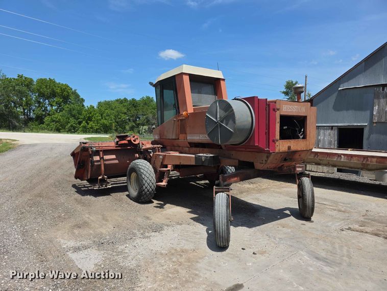 image for item FH6123 Hesston 6450 swather / windrower