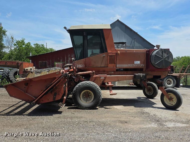image for item FH6123 Hesston 6450 swather / windrower
