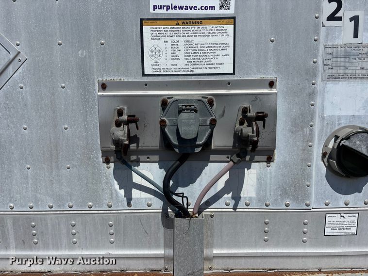 image for item EA4627 2000 Great Dane 7411TP – SAK Dry Van trailer