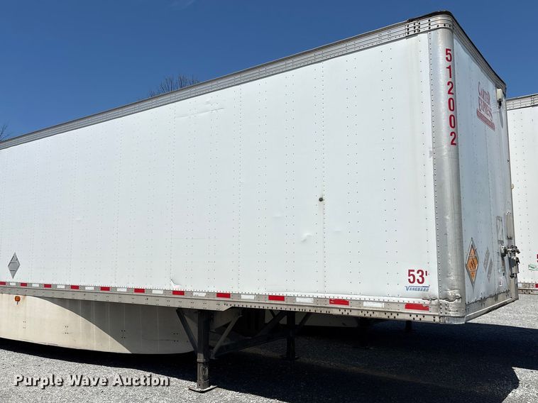 image for item EF1161 2013 Vanguard National dry van trailer