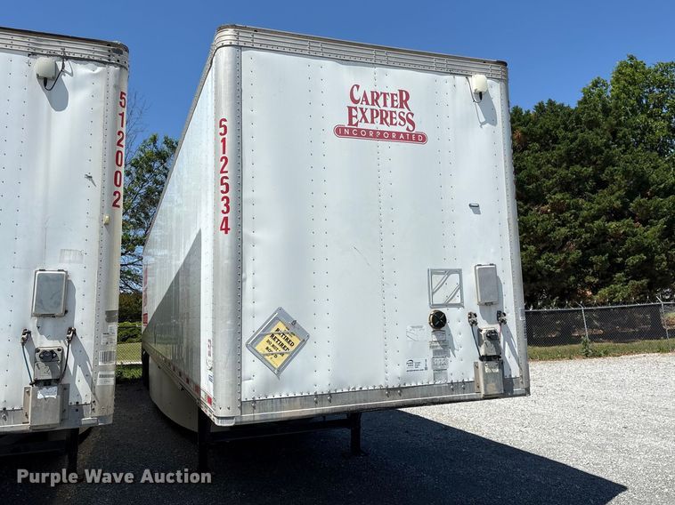 image for item EF1162 2017 Vanguard National dry van trailer