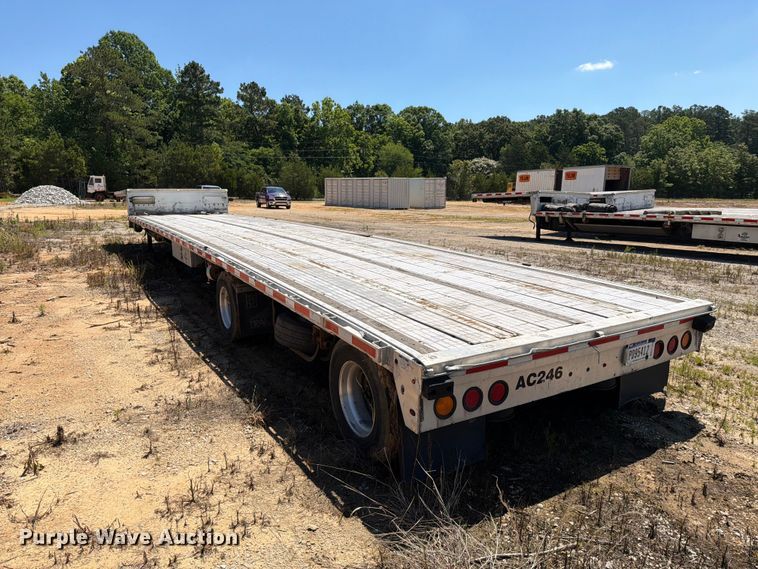 image for item EM0127 2019 Trail King TK80ACS-43 drop deck equipment trailer