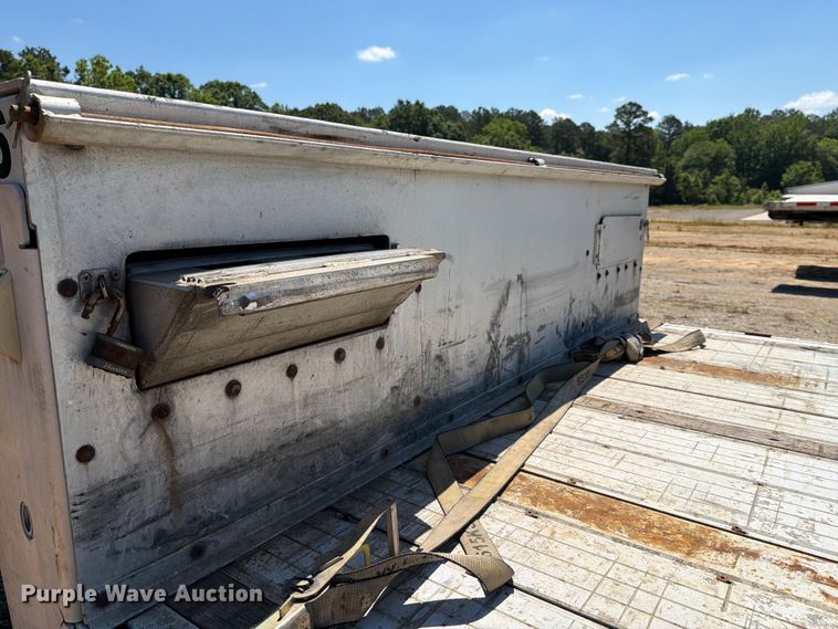 image for item EM0127 2019 Trail King TK80ACS-43 drop deck equipment trailer