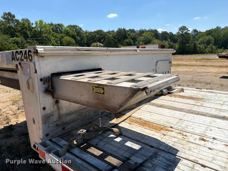 image for item EM0127 2019 Trail King TK80ACS-43 drop deck equipment trailer