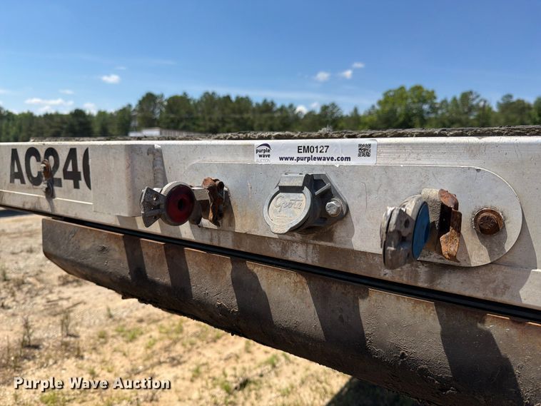 image for item EM0127 2019 Trail King TK80ACS-43 drop deck equipment trailer