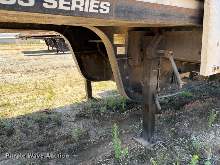 image for item EM0127 2019 Trail King TK80ACS-43 drop deck equipment trailer