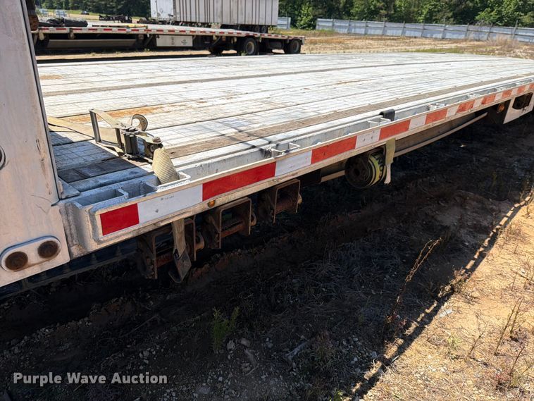 image for item EM0127 2019 Trail King TK80ACS-43 drop deck equipment trailer