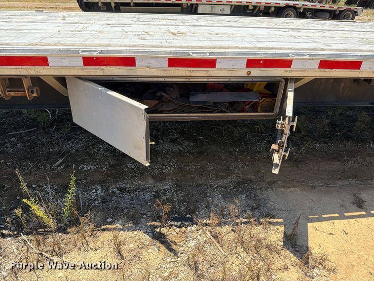 image for item EM0127 2019 Trail King TK80ACS-43 drop deck equipment trailer