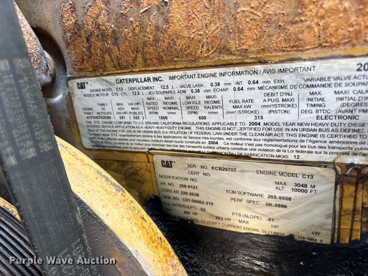 image for item EO4289 2006 Sterling A-Line semi truck