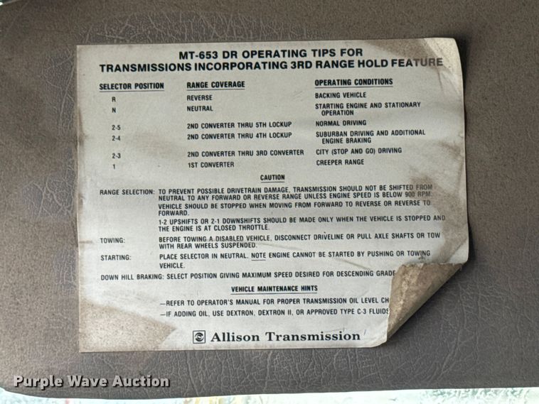 image for item ER0492 1996 International 4900 dump truck
