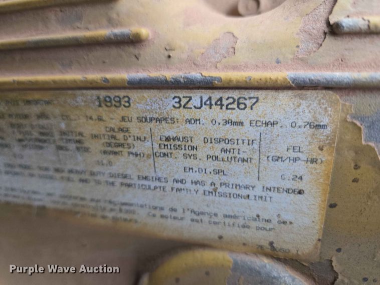 image for item EW0179 1993 Caterpillar 3406 engine