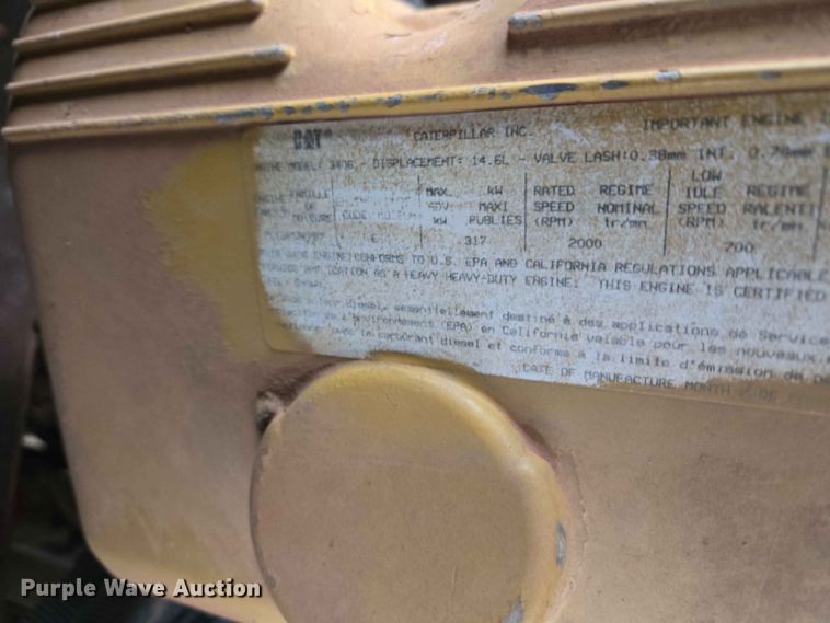 image for item EW0179 1993 Caterpillar 3406 engine
