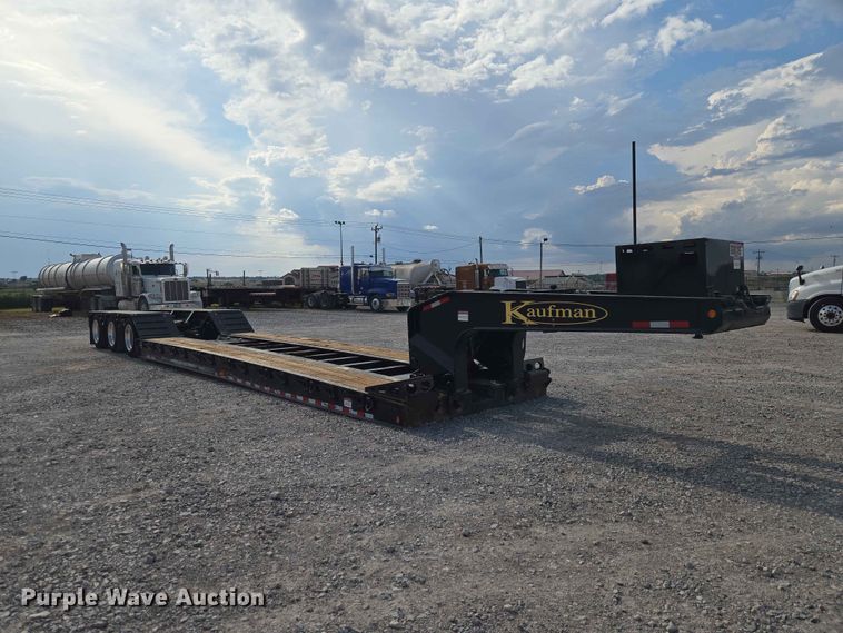 image for item EW0210 2023 Kaufman FRDT50-22-26-A-54-00 lowboy equipment trailer