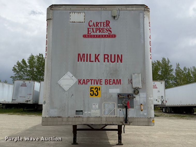 image for item EW2039 2002 Wabash National Corporation dry van trailer