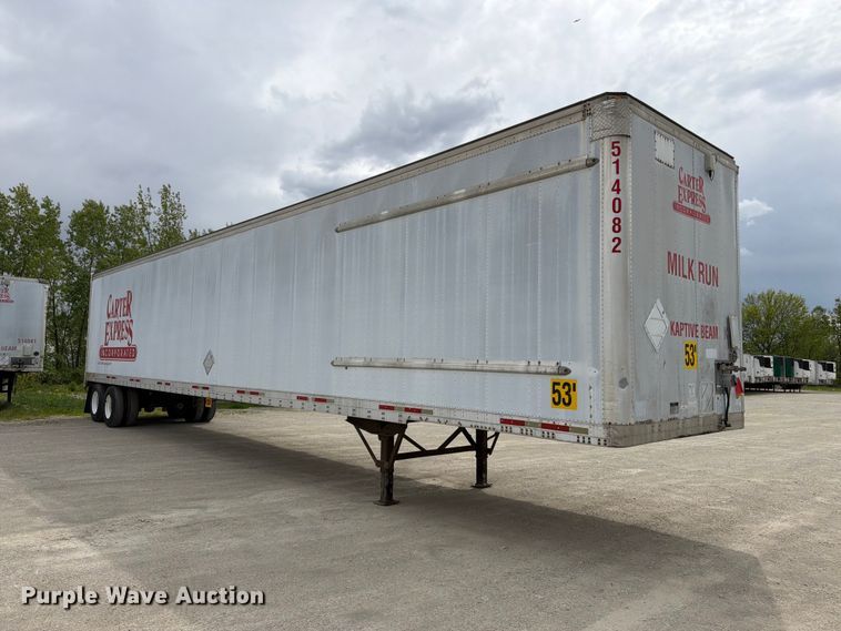 image for item EW2039 2002 Wabash National Corporation dry van trailer