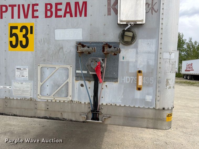 image for item EW2039 2002 Wabash National Corporation dry van trailer
