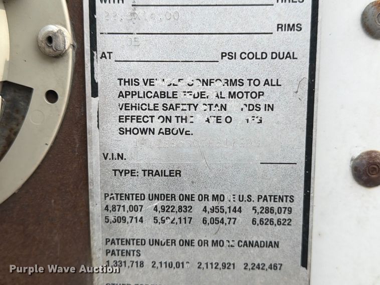 image for item EW2045 2007 Strick Corp. dry van trailer