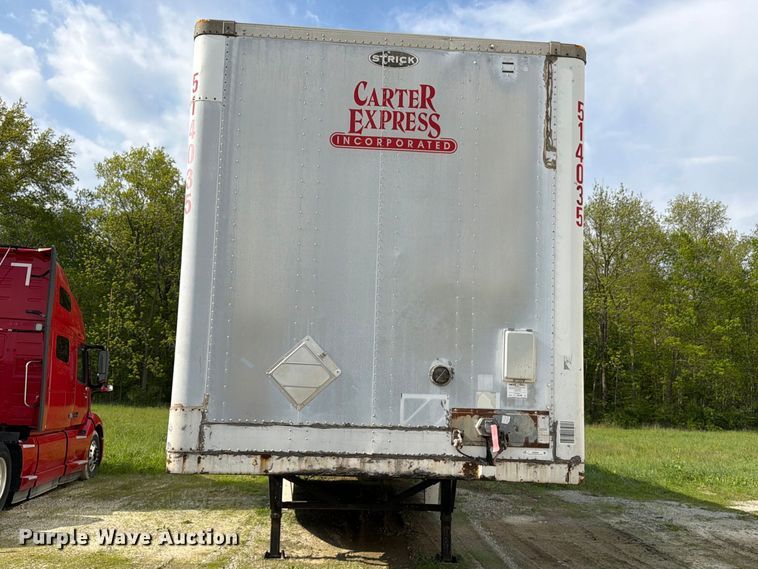 image for item EW2048 2007 Strick Corp. dry van trailer