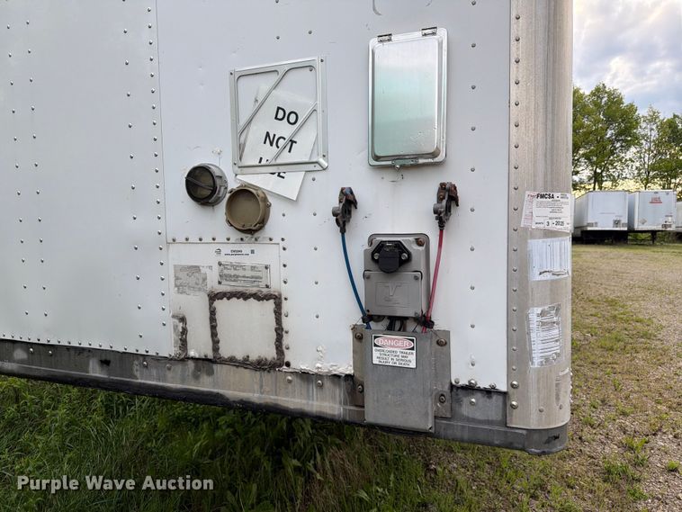 image for item EW2049 2016 Vanguard National Trailer Corp. Maxcube dry van trailer