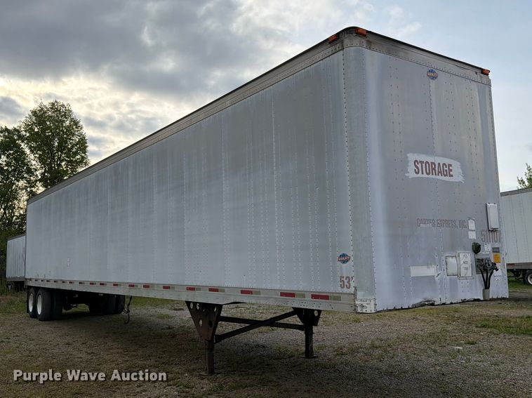 image for item EW2052 2002 Utility Trailer Mfg. Co. VS2DC dry van trailer