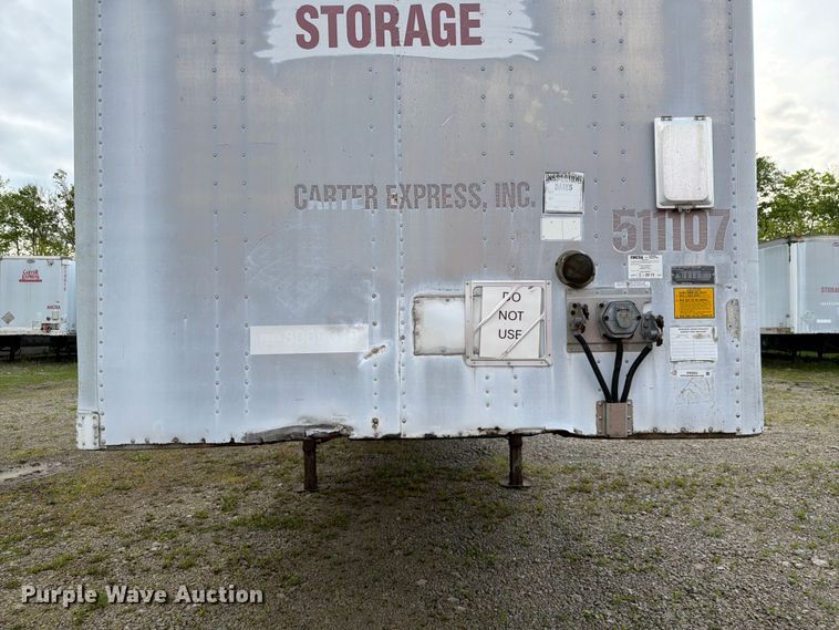 image for item EW2052 2002 Utility Trailer Mfg. Co. VS2DC dry van trailer