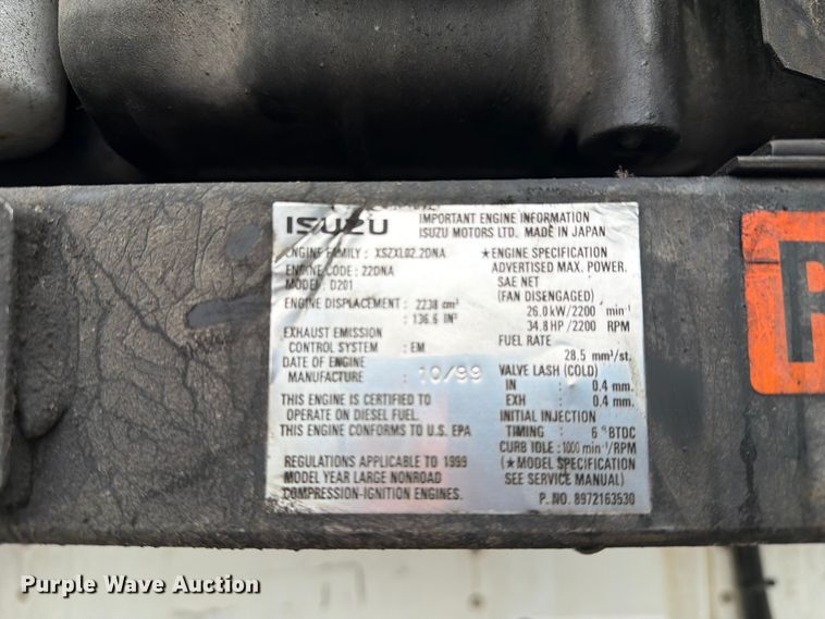 image for item EW2068 2001 Great Dane refrigerated van trailer