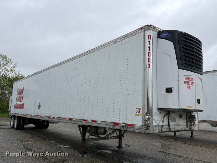 image for item EW2073 2011 CIMC 531SRB05 refrigerated van trailer