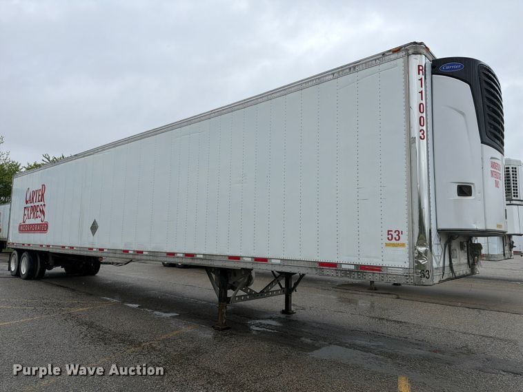 image for item EW2073 2011 CIMC 531SRB05 refrigerated van trailer