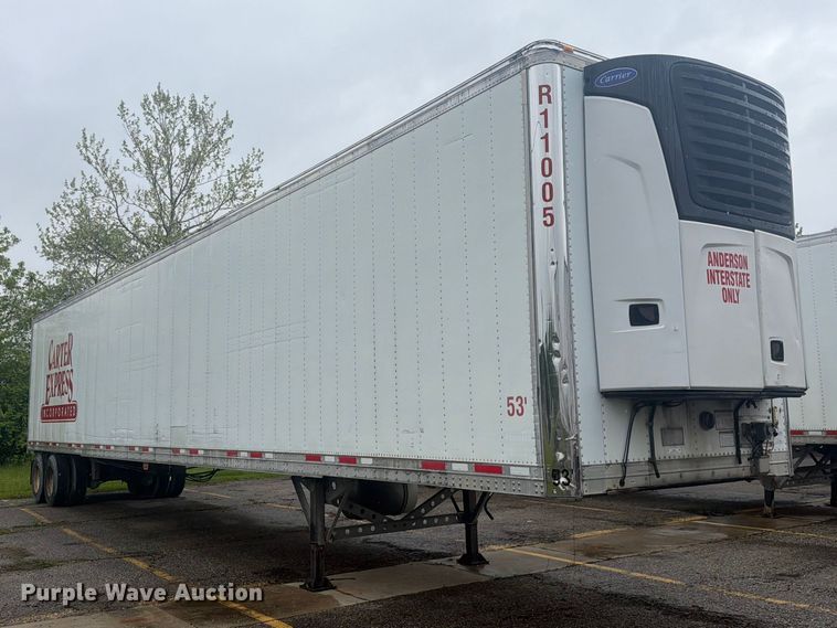 image for item EW2074 2011 CIMC 531SRB05 refrigerated van trailer