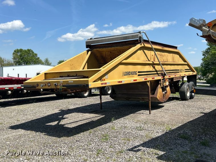 image for item FC2530 1992 Load King 1827-X bottom dump trailer