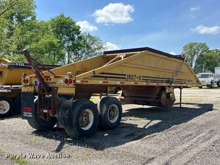 image for item FC2530 1992 Load King 1827-X bottom dump trailer