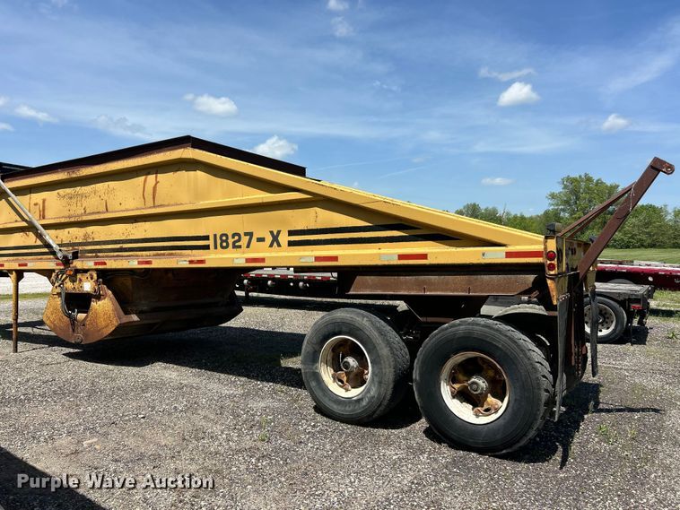 image for item FC2530 1992 Load King 1827-X bottom dump trailer