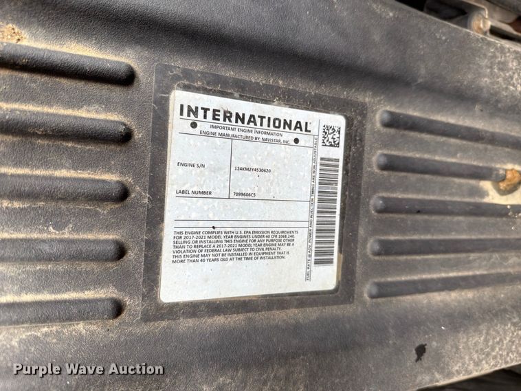 image for item FC3102 2020 International HV613 semi truck