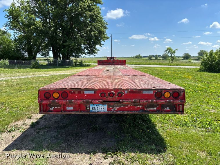 image for item FC5855 2004 Trail King TK70HT-523 drop deck hydraulic tail equipment trailer