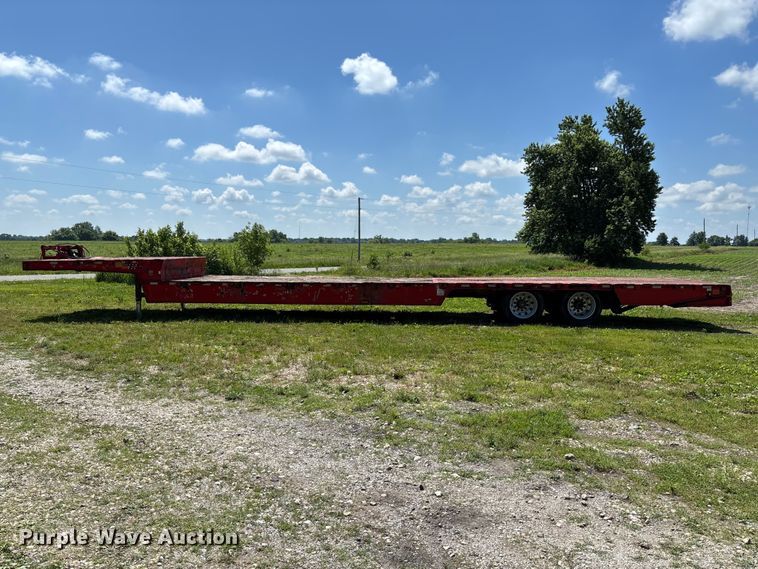 image for item FC5855 2004 Trail King TK70HT-523 drop deck hydraulic tail equipment trailer